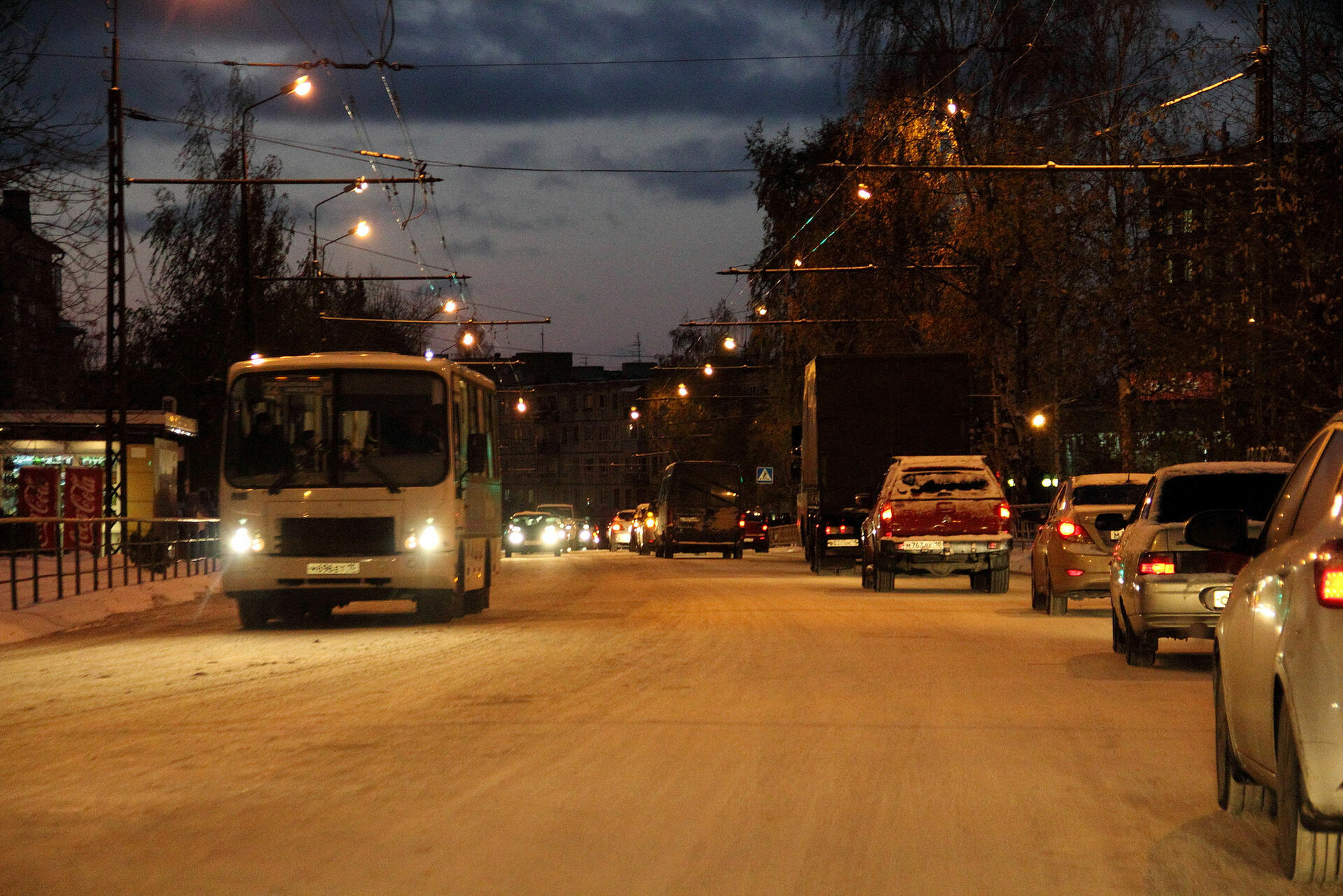 Две маршрутки столкнулись в Петрозаводске