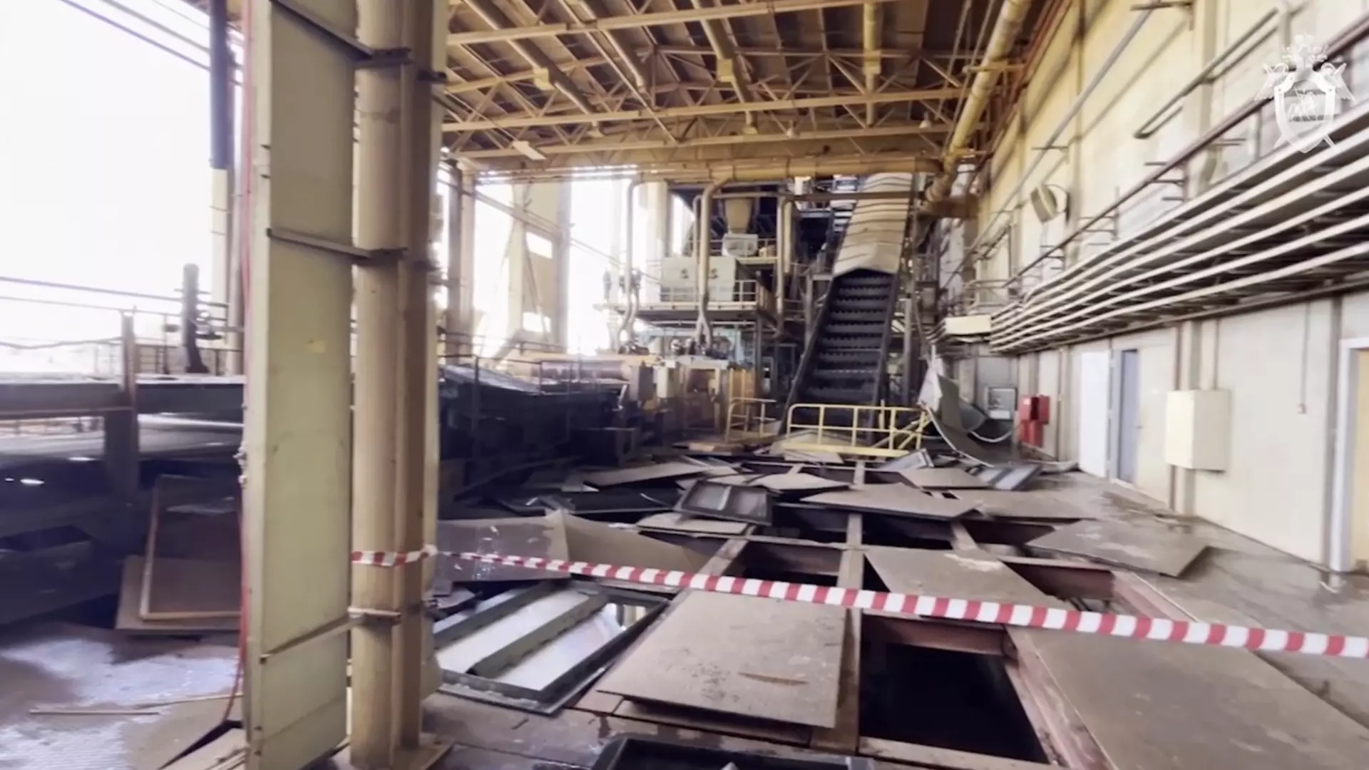 Опубликовано видео с последствиями пожара на ДОК «Калевала» в Петрозаводске