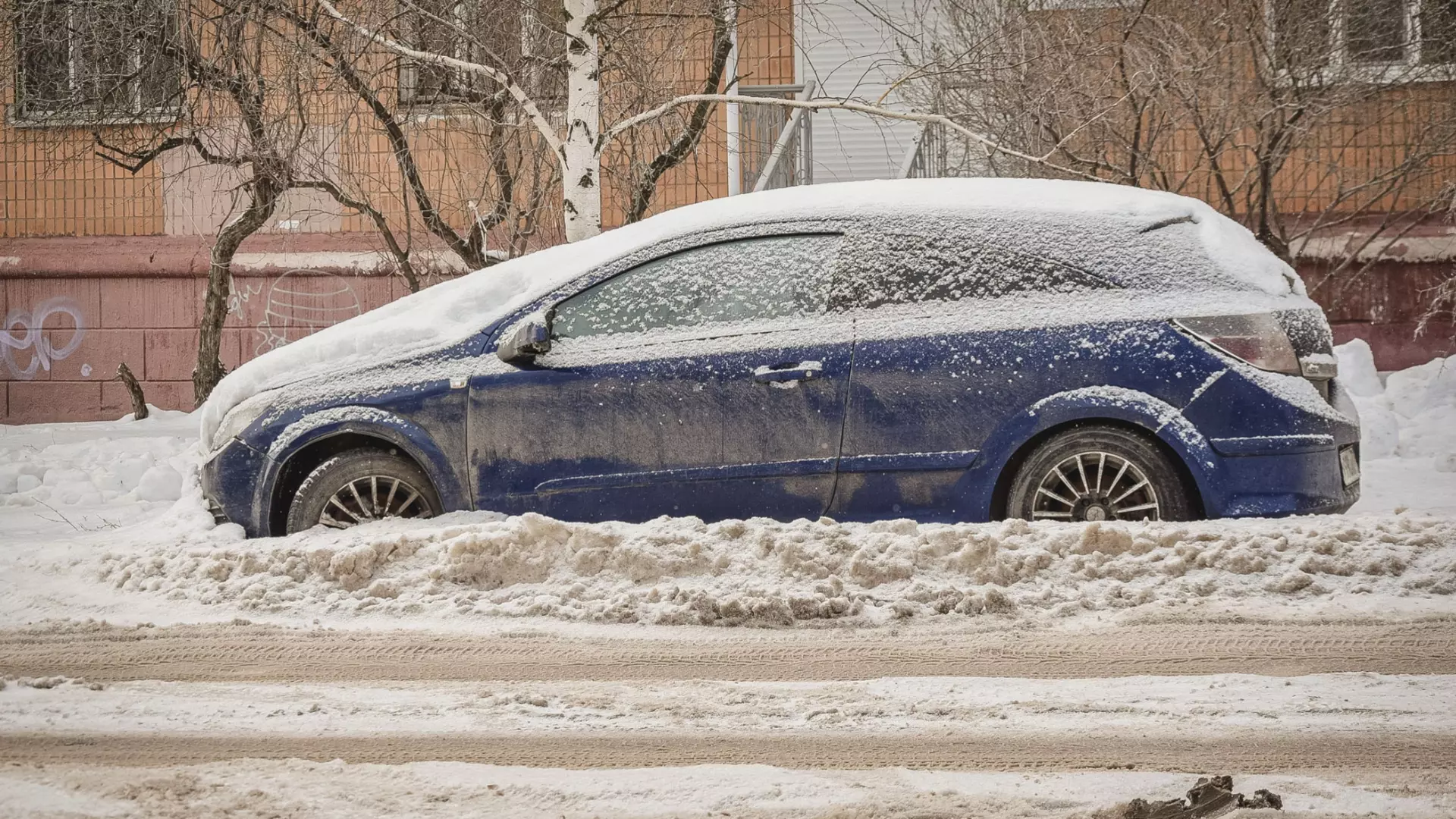 За сутки снежный покров в Петрозаводске вырос на 14 сантиметров