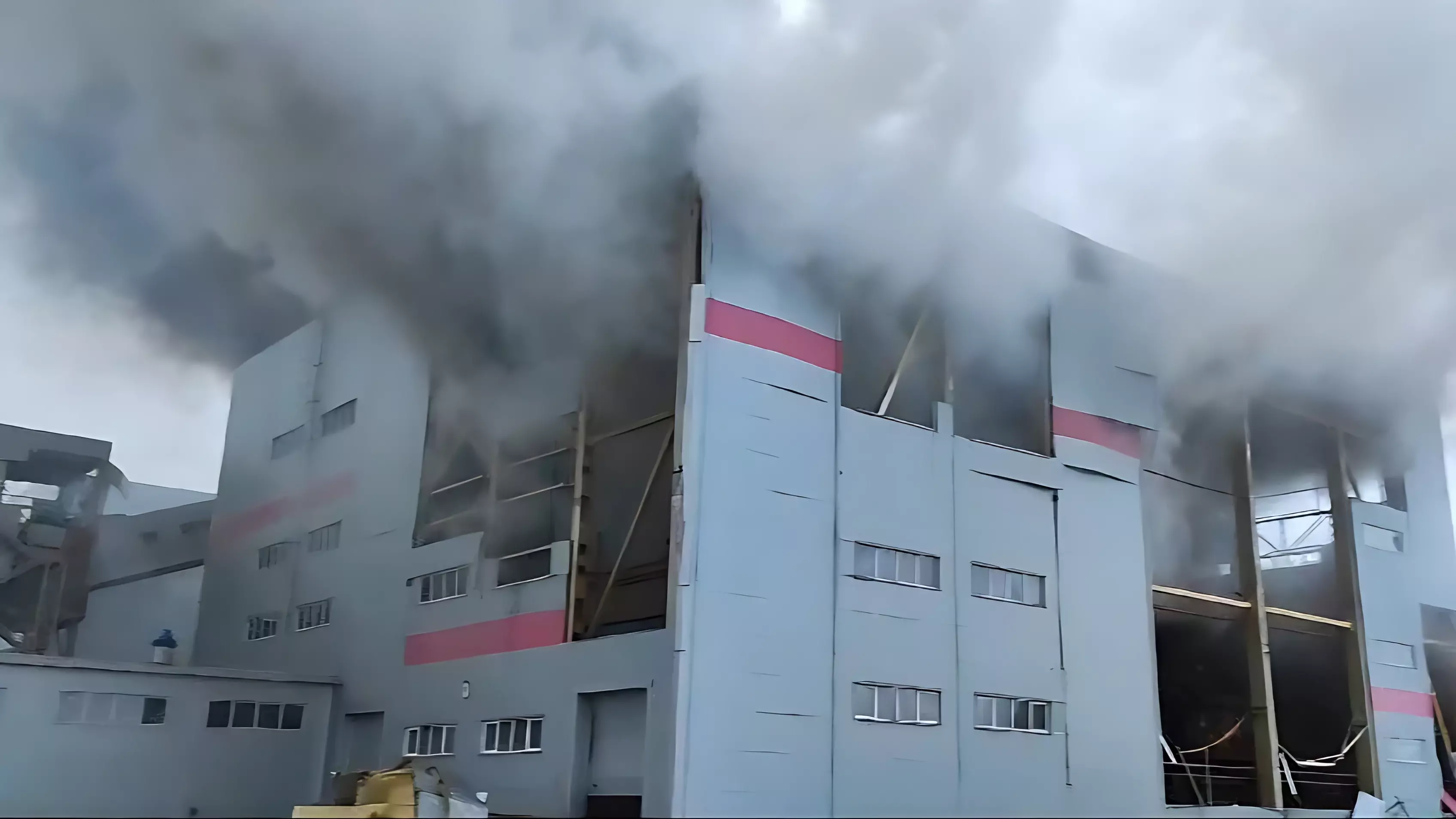 Подробности пожара на ДОК «Калевала» в Петрозаводске