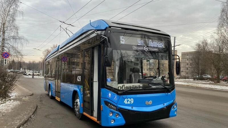 Пять новых троллейбусов выйдут на маршруты в Петрозаводске