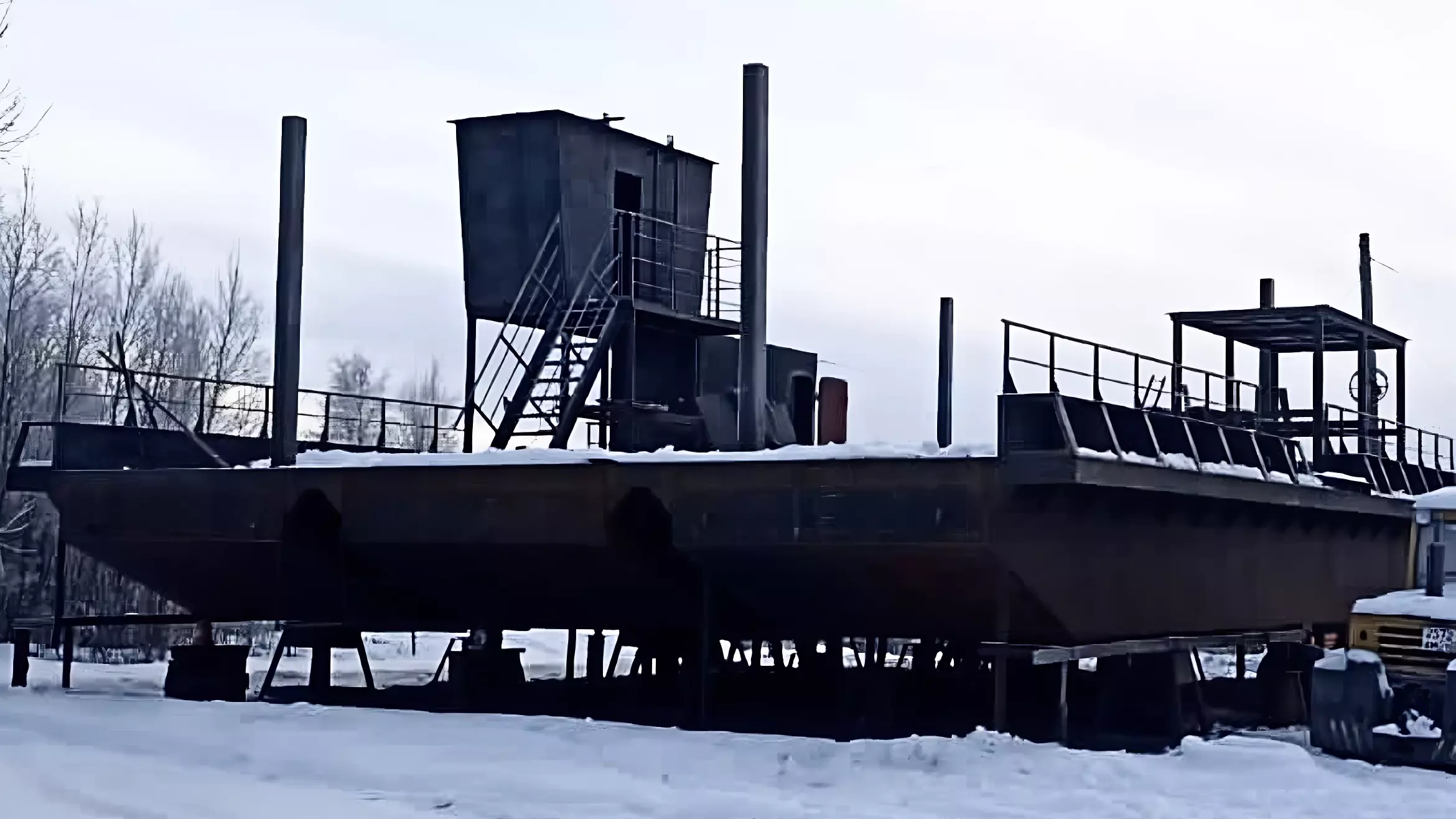 Поселок Панозеро в Карелии получит современный наплавной мост