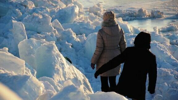 На Ладоге в Карелии из-за потепления тает лед