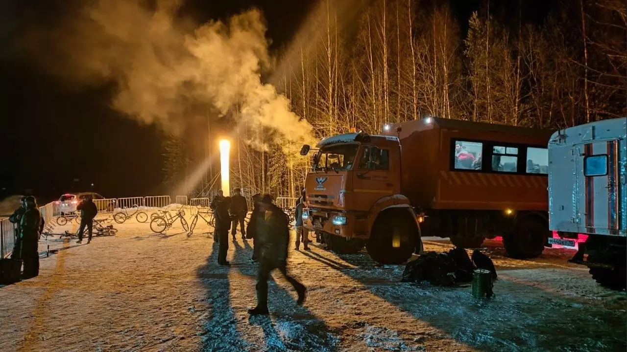 В Карелии на границе с Финляндией развернули палаточный городок для мигрантов
