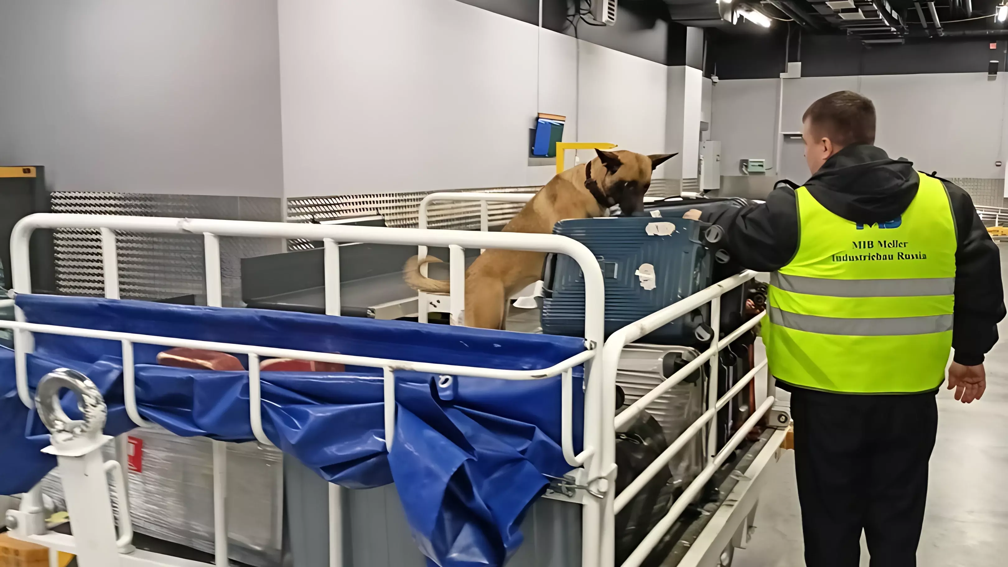 Служебные собаки обыскали аэропорт Петрозаводск