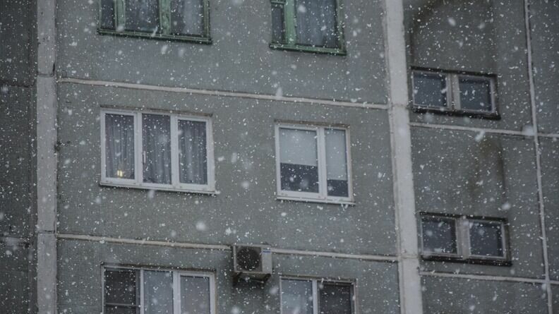 Мощный снегопад приближается к Петрозаводску