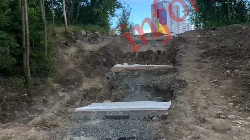 Подрядчик сорвал сроки строительства лестницы в Петрозаводске