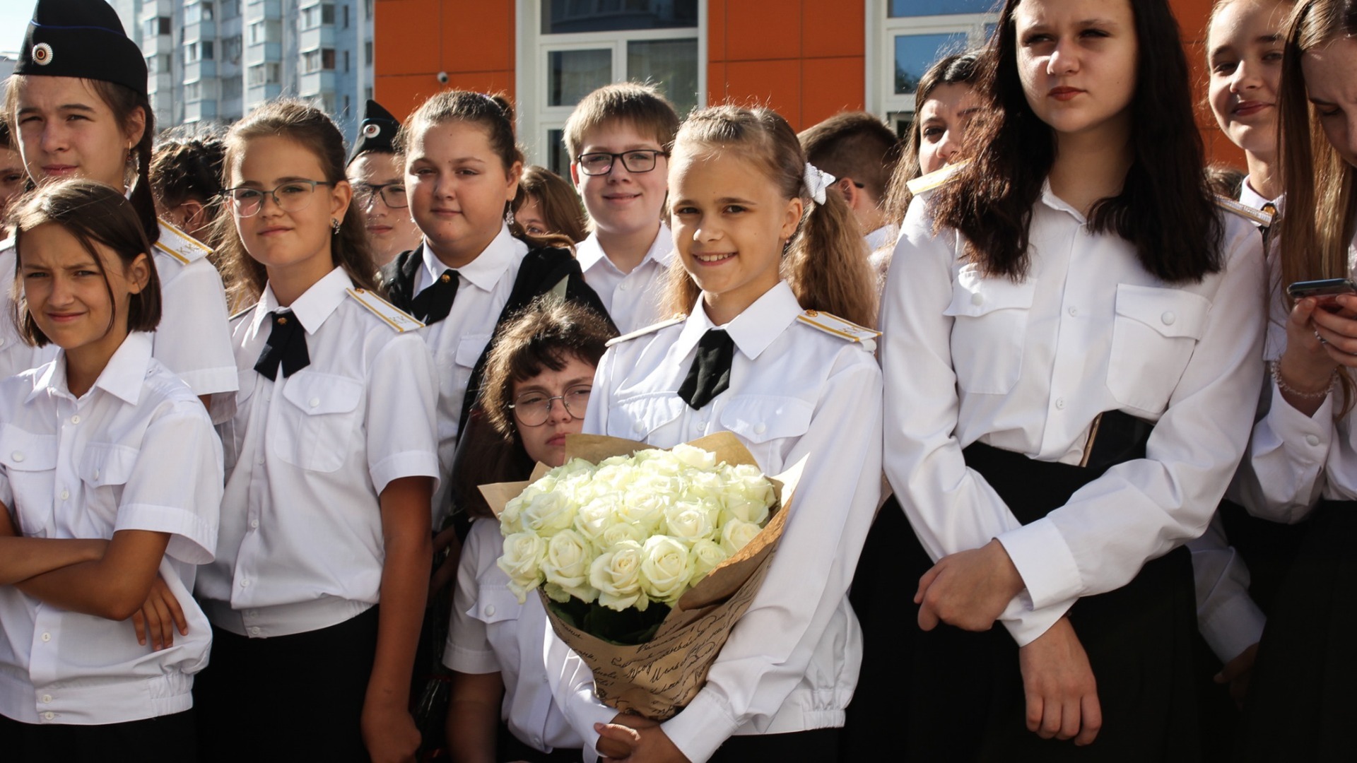 Первоклассники прошлись по центру Петрозаводска 1 сентября