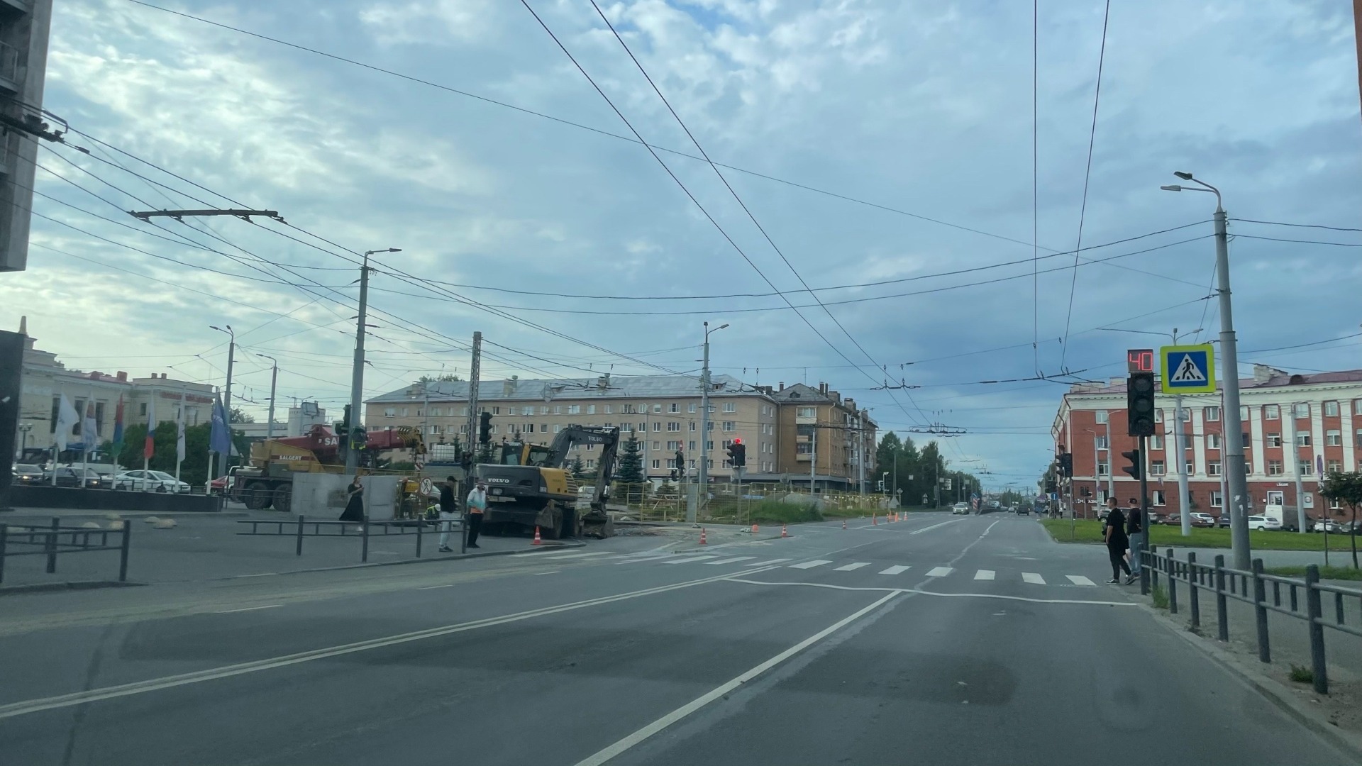Центр Петрозаводска вновь перекопали