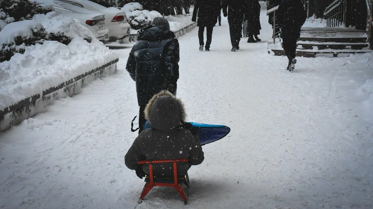 На Петрозаводск надвигается снегопад