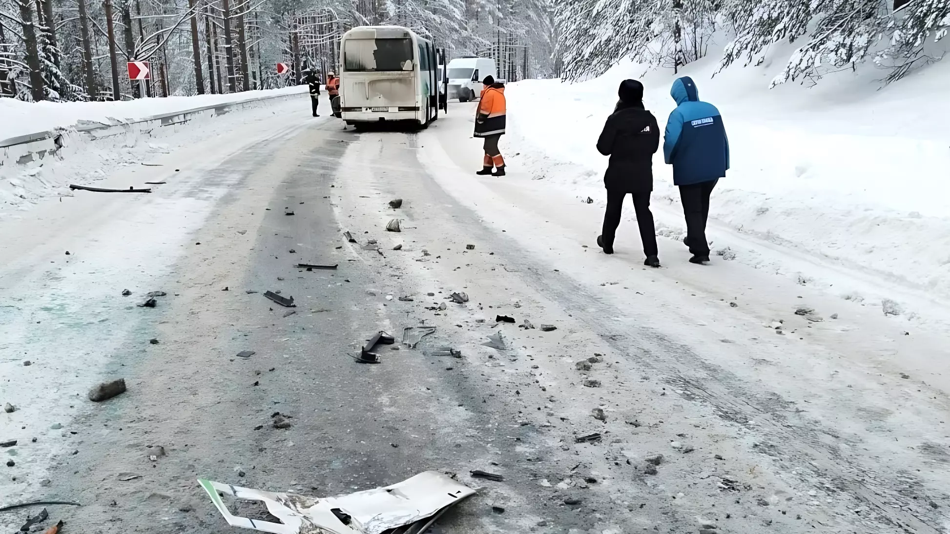 Прокуратура проверит ДТП, где автобус с детьми столкнулся с грузовиком в Карелии