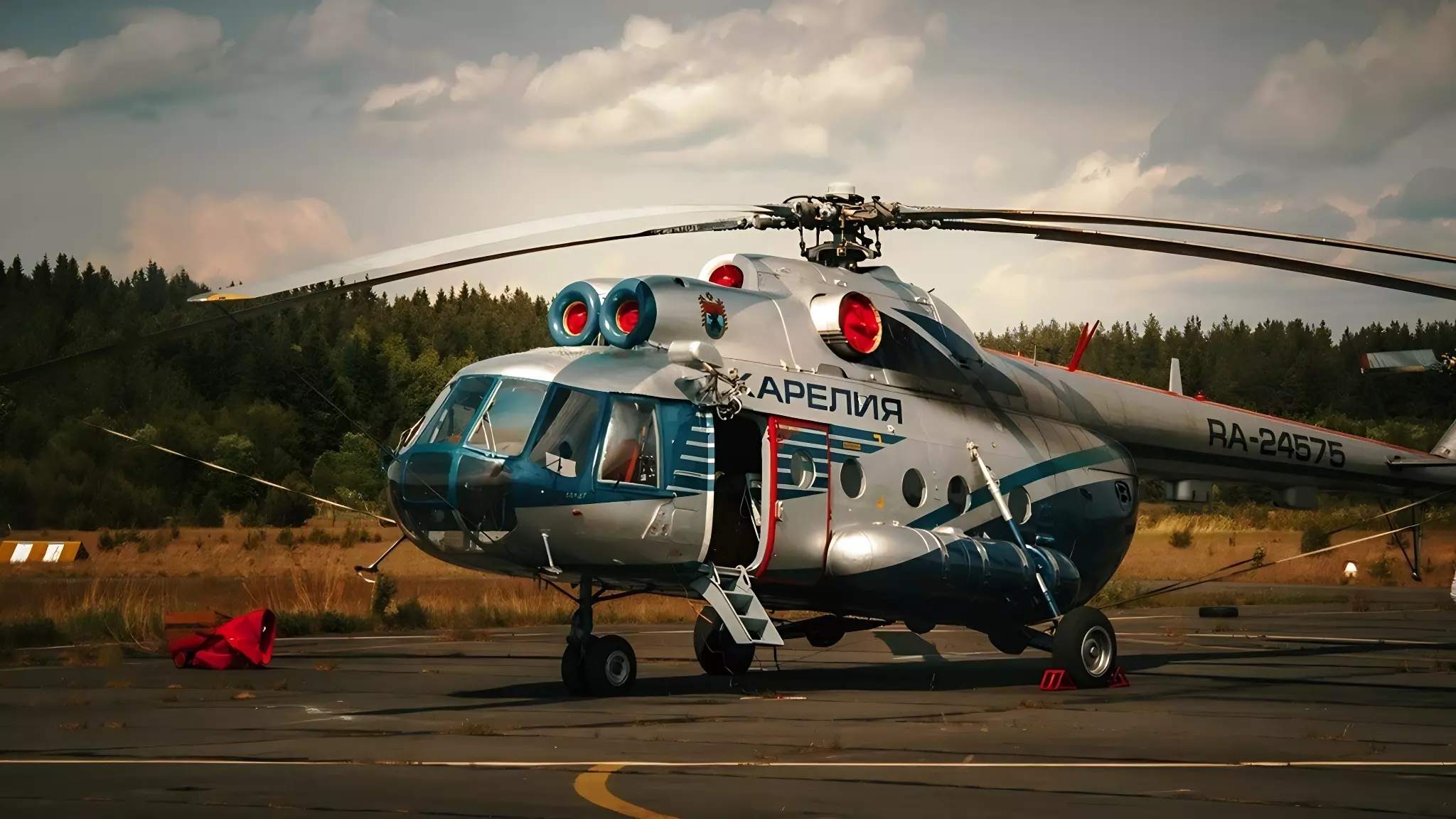 Рейс вертолета из Петрозаводска отменили из-за техобслуживания